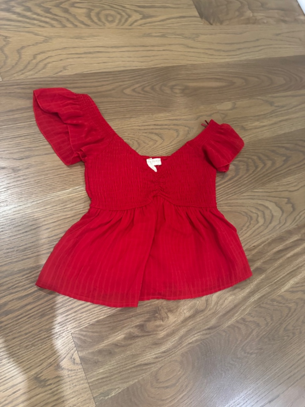 Thirty/Thirty A line Red shirt - size S